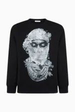 CREWNECK WITH MASK AND ROSES