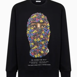 IH NOM UH NIT CREWNECK MULTI FLOWER