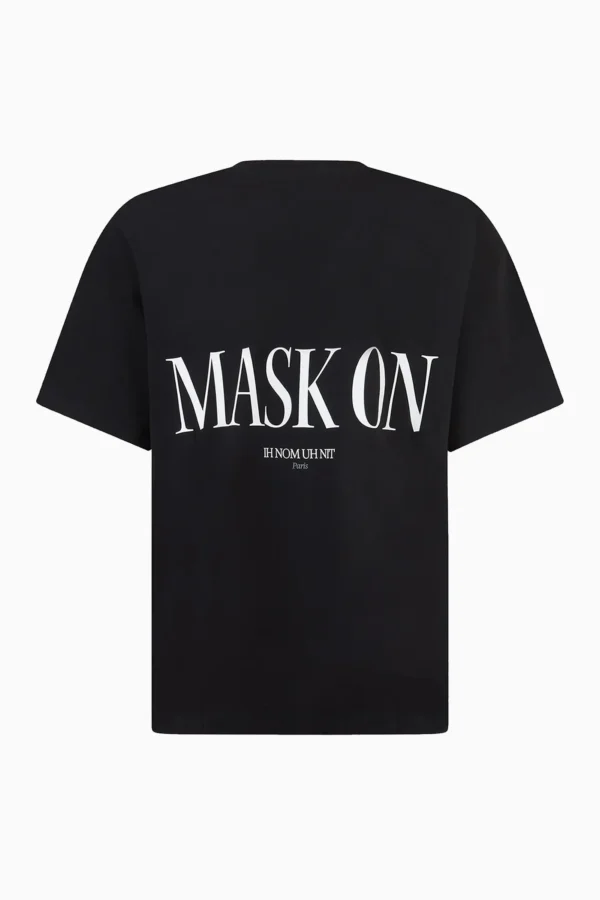 Marble Mask T-Shirt with logo