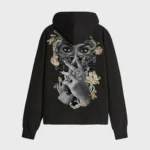 PEARLS AND ROSES MASK HOODIE WITH LOGO