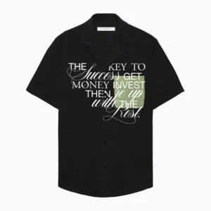 SUCCESS QUOTE SHIRT WITH LOGO